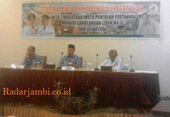 Kadis TPHP, Ir Joko Susilo memandu acara temu tekhnis PPL, beberapa waktu yang lalu